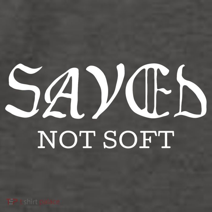 Saved Not Soft Novelty Salvation Vector Backpack