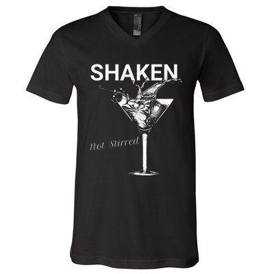 Shaken Not Stirred V-Neck T-Shirt