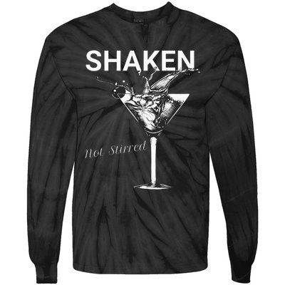 Shaken Not Stirred Tie-Dye Long Sleeve Shirt