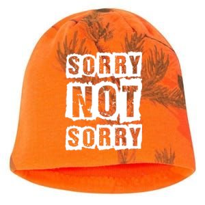 Sorry Not Sorry Kati - Camo Knit Beanie