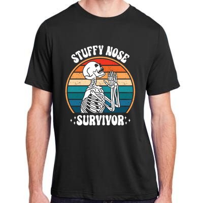 Stuffy Nose Survivor Funny Saying Cool Gift Adult ChromaSoft Performance T-Shirt