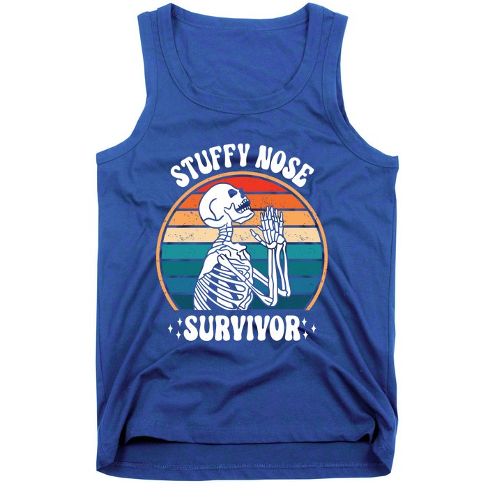 Stuffy Nose Survivor Funny Saying Cool Gift Tank Top