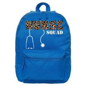 Stethoscope Nurse Squad Leopard Meaningful Gift 16 in Basic Backpack