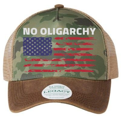 Say No To Oligarchy Usa Us American Legacy Tie Dye Trucker Hat