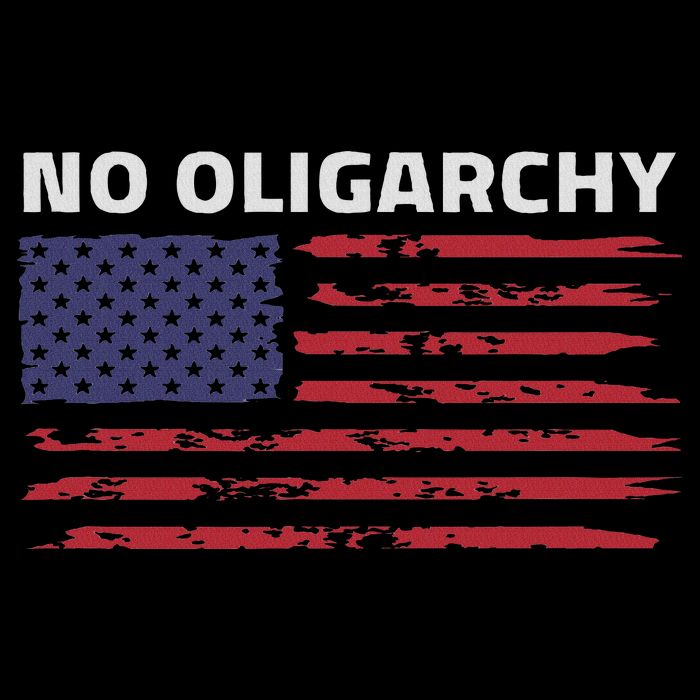 Say No To Oligarchy Usa Us American Button