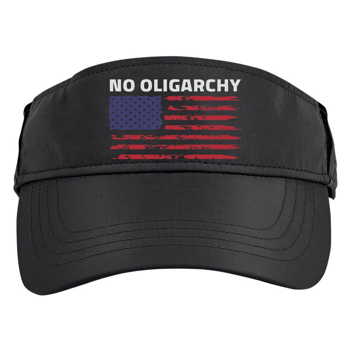 Say No To Oligarchy Usa Us American Adult Drive Performance Visor