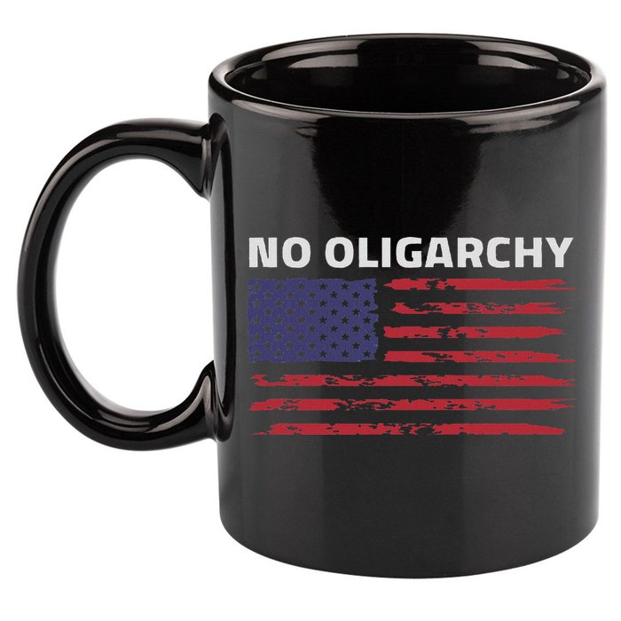 Say No To Oligarchy Usa Us American 11oz C Handle Ceramic Mug