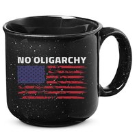 Say No To Oligarchy Usa Us American 15oz Campfire Ceramic Mug