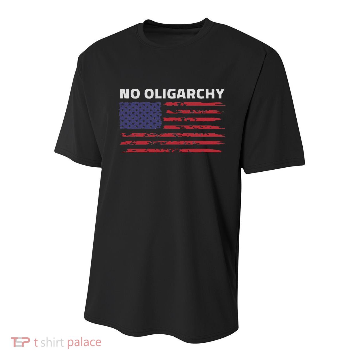 Say No To Oligarchy Usa Us American Youth Performance Sprint T-Shirt