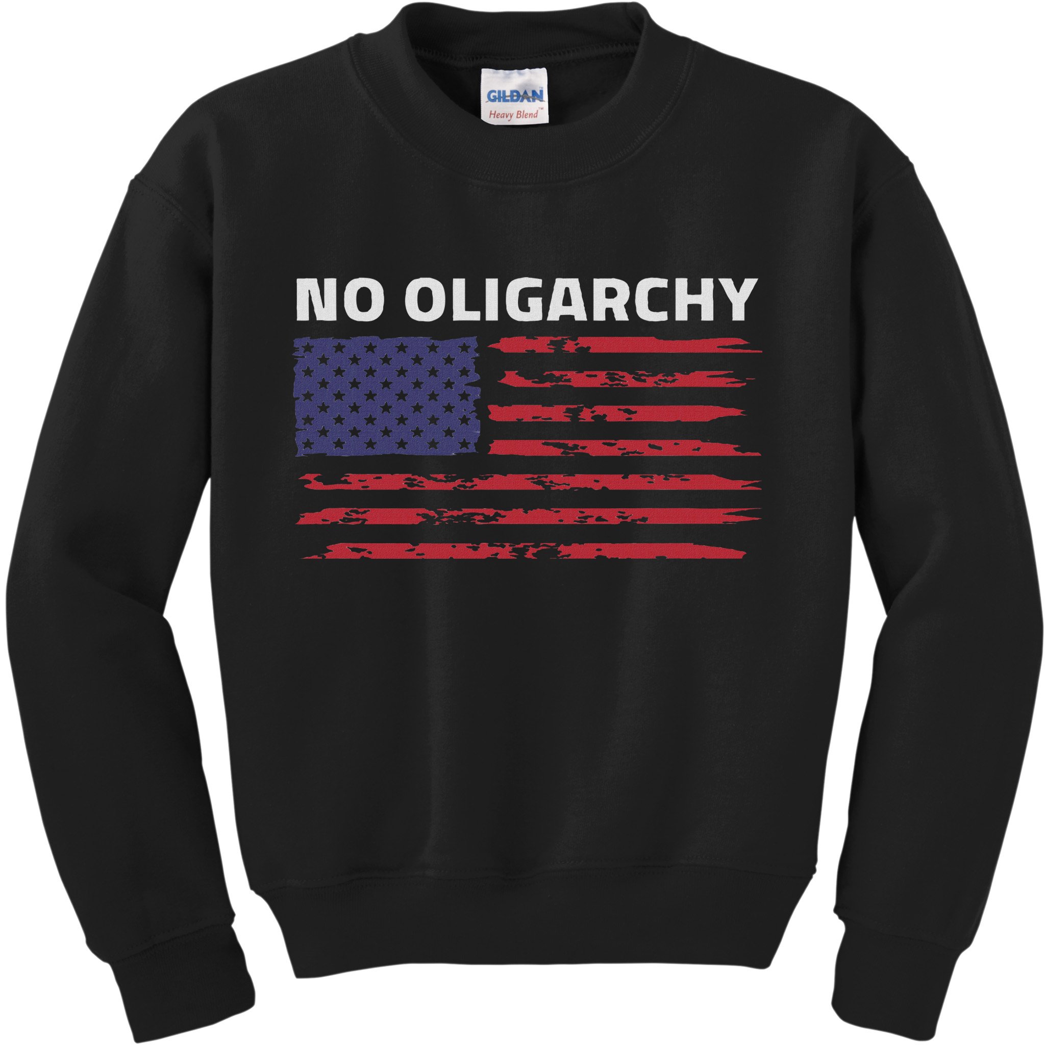 Say No To Oligarchy Usa Us American Kids Sweatshirt