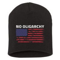 Say No To Oligarchy Usa Us American Short Acrylic Beanie