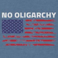 Say No To Oligarchy Usa Us American Garment-Dyed Sweatshirt