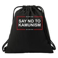 Say No To Kamunism Drawstring Bag