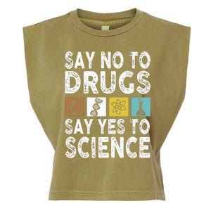 Say No To Drugs Say Yes To Science Antidrug Red Ribbon Week Garment-Dyed Women's Muscle Tee