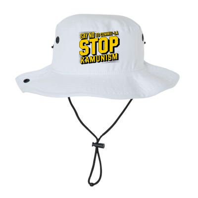 Say No To Commie La Stop Kamunism Funny Anti Kamala Harris Legacy Cool Fit Booney Bucket Hat