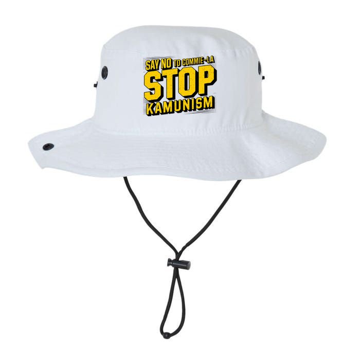 Say No To Commie La Stop Kamunism Funny Anti Kamala Harris Legacy Cool Fit Booney Bucket Hat