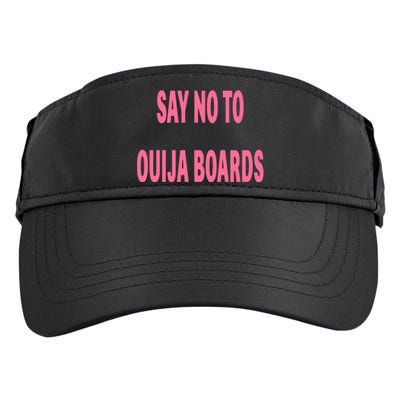 Say No To Ouija Boards Adult Drive Performance Visor