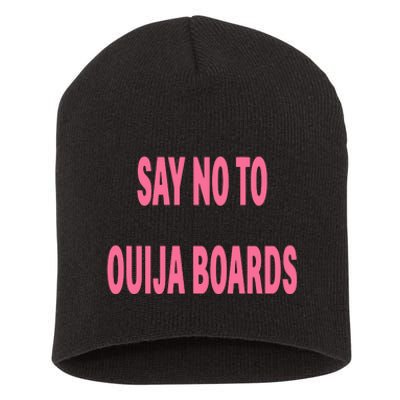 Say No To Ouija Boards Short Acrylic Beanie