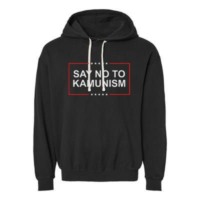 Say No To Kamunism Garment-Dyed Fleece Hoodie