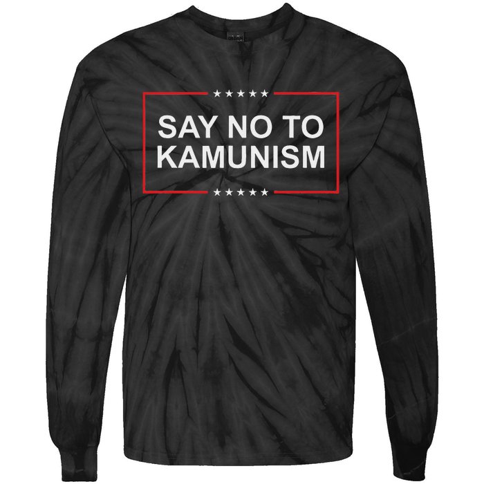 Say No To Kamunism Tie-Dye Long Sleeve Shirt