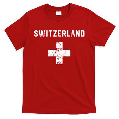 Switzerland National Team Swiss Jersey Retro Vintage T-Shirt