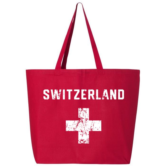 Switzerland National Team Swiss Jersey Retro Vintage 25L Jumbo Tote