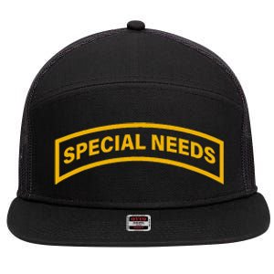 Special Needs Tab 7 Panel Mesh Trucker Snapback Hat