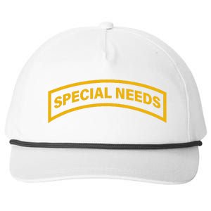 Special Needs Tab Snapback Five-Panel Rope Hat