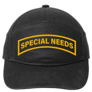 Special Needs Tab 7-Panel Snapback Hat