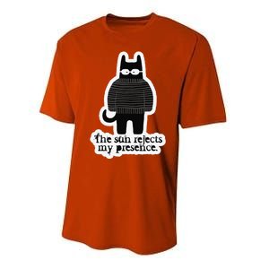 Shadowthorn Nightcatto The Sun Rejects My Presence. Performance Sprint T-Shirt