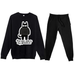 Shadowthorn Nightcatto The Sun Rejects My Presence. Premium Crewneck Sweatsuit Set