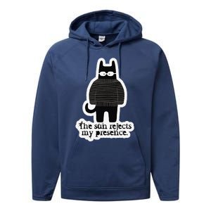 Shadowthorn Nightcatto The Sun Rejects My Presence. Performance Fleece Hoodie