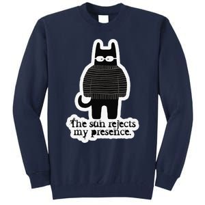 Shadowthorn Nightcatto The Sun Rejects My Presence. Tall Sweatshirt