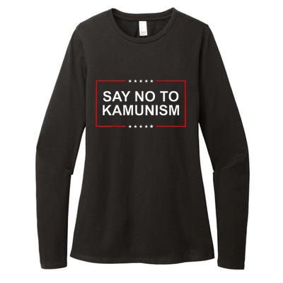 Say No To Kamunism 2024 Elections Trump President Republican Womens CVC Long Sleeve Shirt