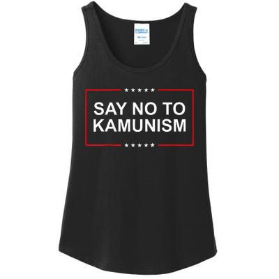 Say No To Kamunism 2024 Elections Trump President Republican Ladies Essential Tank