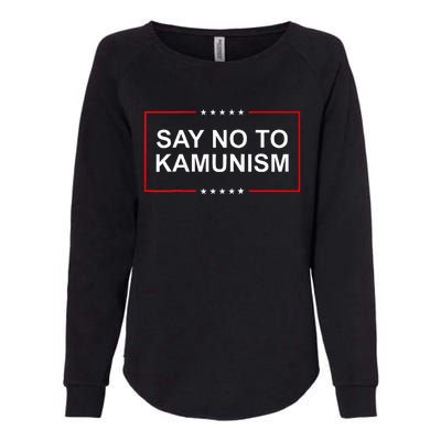 Say No To Kamunism 2024 Elections Trump President Republican Womens California Wash Sweatshirt