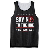 Say No To The Hoe Vote Trump 2024 Mesh Reversible Basketball Jersey Tank