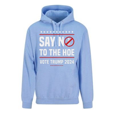 Say No To The Hoe Vote Trump 2024 Unisex Surf Hoodie