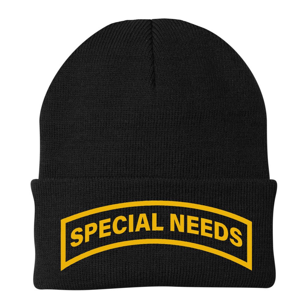 Special Needs Tab Beanie