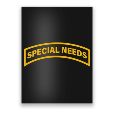Special Needs Tab Poster