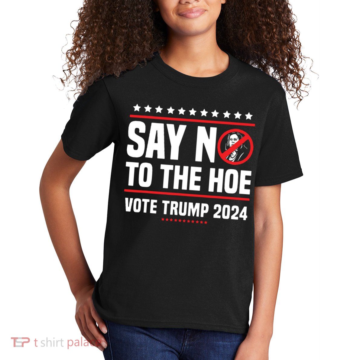 Say No To The Hoe Vote Trump 2024 Kids T-Shirt