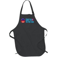 Say No To The Hoe Trump 2024 Full-Length Apron With Pockets