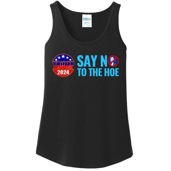 Say No To The Hoe Trump 2024 Ladies Essential Tank