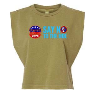 Say No To The Hoe Trump 2024 Garment-Dyed Women's Muscle Tee