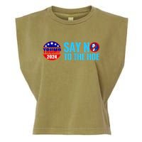 Say No To The Hoe Trump 2024 Garment-Dyed Women's Muscle Tee