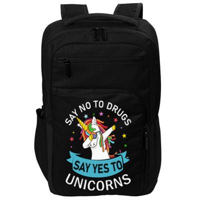 Say No To Drugs Say Yes To Unicorn Red Ribbon Week Impact Tech Backpack