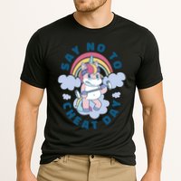 Say No To Cheat Day Unicorn Gym Performance Shirt