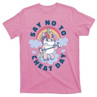 Say No To Cheat Day Unicorn Gym T-Shirt