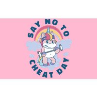 Say No To Cheat Day Unicorn Gym Bumper Sticker