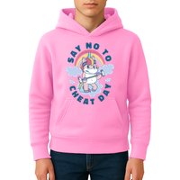 Say No To Cheat Day Unicorn Gym Kids Hoodie